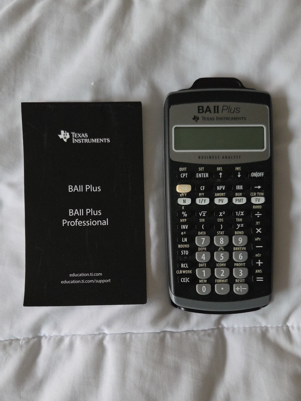 BAII PLUS Professional Calculator Texas Instruments